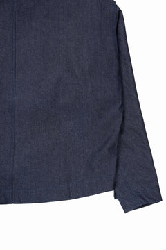 Load image into Gallery viewer, A.F ARTEFACT TUCK SLEEVE JACKET / RAW DENIM (NAVY)