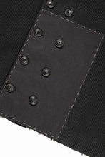 Load image into Gallery viewer, Professor.E DOUBLED BREASTED AGED KNIT (BLACK)