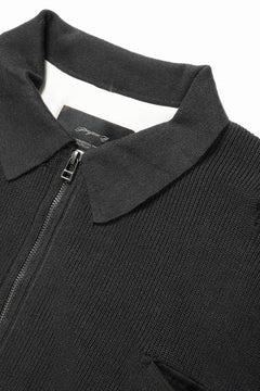 Load image into Gallery viewer, Professor.E DESTROYED KNIT JACKET (BLACK)
