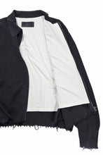 Load image into Gallery viewer, Professor.E DESTROYED KNIT JACKET (BLACK)