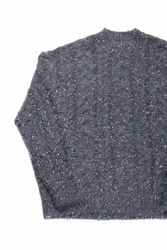 画像をギャラリービューアに読み込む, TARO HORIUCHI / th products Color Nep Mole Knit Pullover (gray)