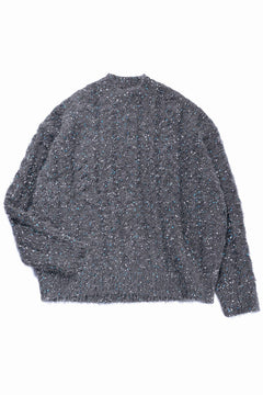 画像をギャラリービューアに読み込む, TARO HORIUCHI / th products Color Nep Mole Knit Pullover (gray)