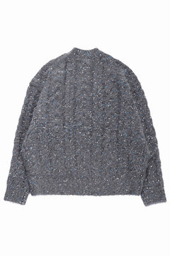 画像をギャラリービューアに読み込む, TARO HORIUCHI / th products Color Nep Mole Knit Pullover (gray)