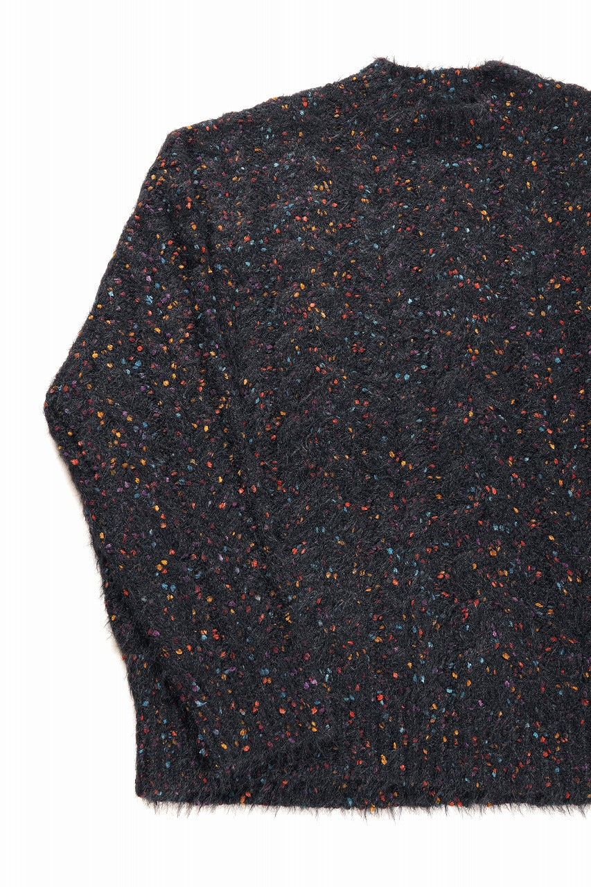 画像をギャラリービューアに読み込む, TARO HORIUCHI / th products Color Nep Mole Knit Pullover (black)