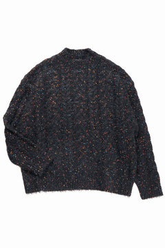 画像をギャラリービューアに読み込む, TARO HORIUCHI / th products Color Nep Mole Knit Pullover (black)