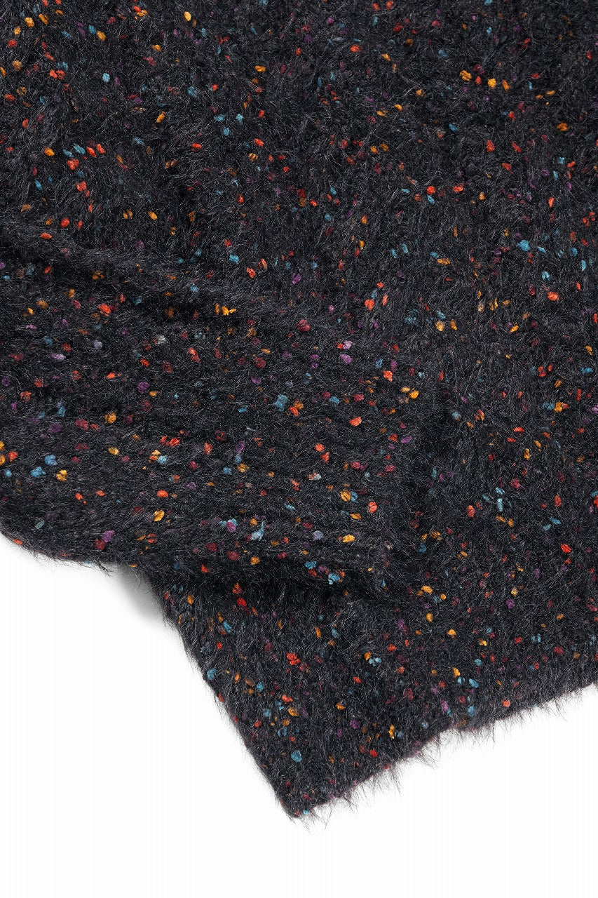 画像をギャラリービューアに読み込む, TARO HORIUCHI / th products Color Nep Mole Knit Pullover (black)