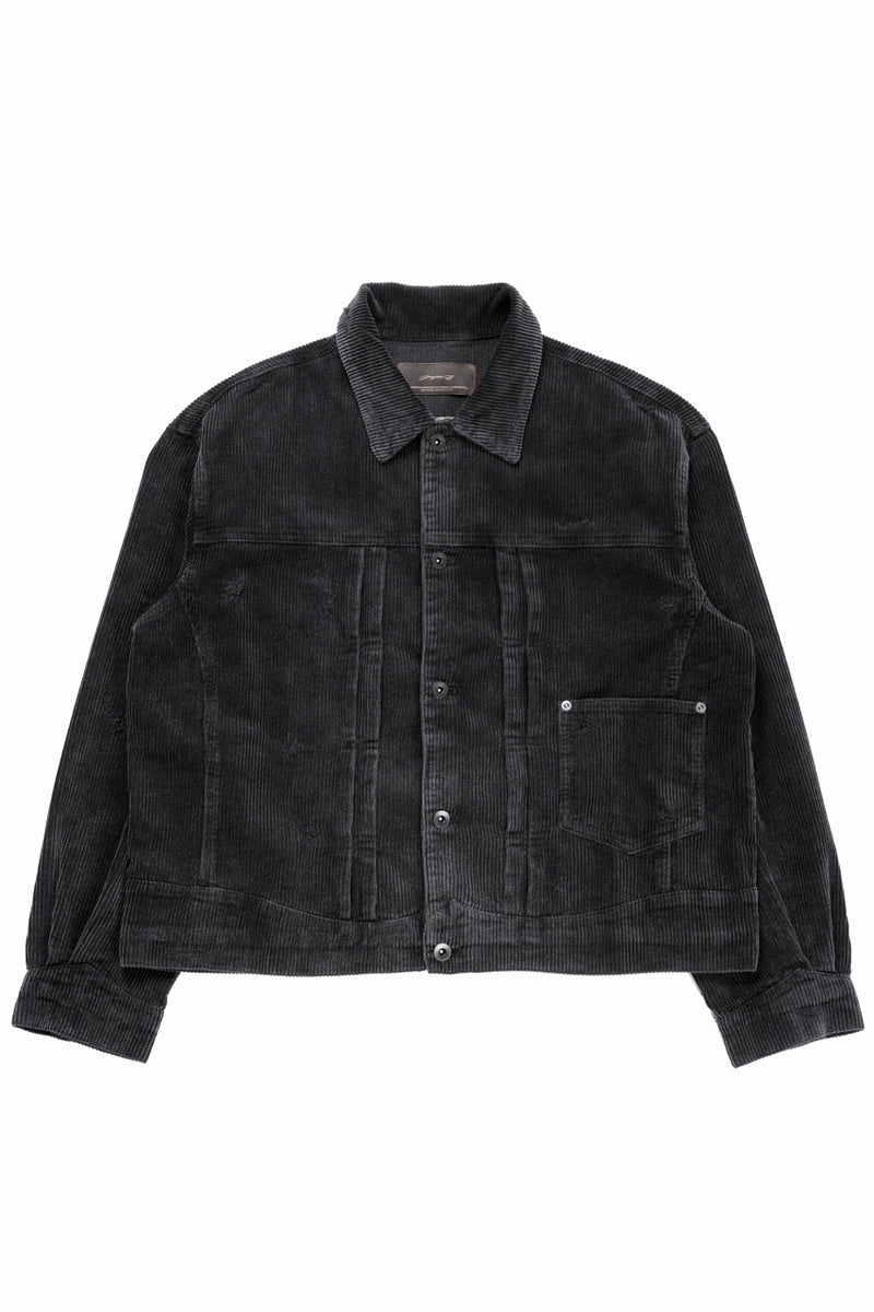Professor.E AGED CORDUROY JKT (AGED BLACK)の商品ページ