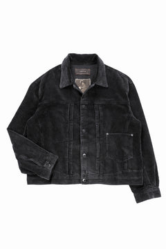 Load image into Gallery viewer, Professor.E AGED CORDUROY JKT (AGED BLACK)
