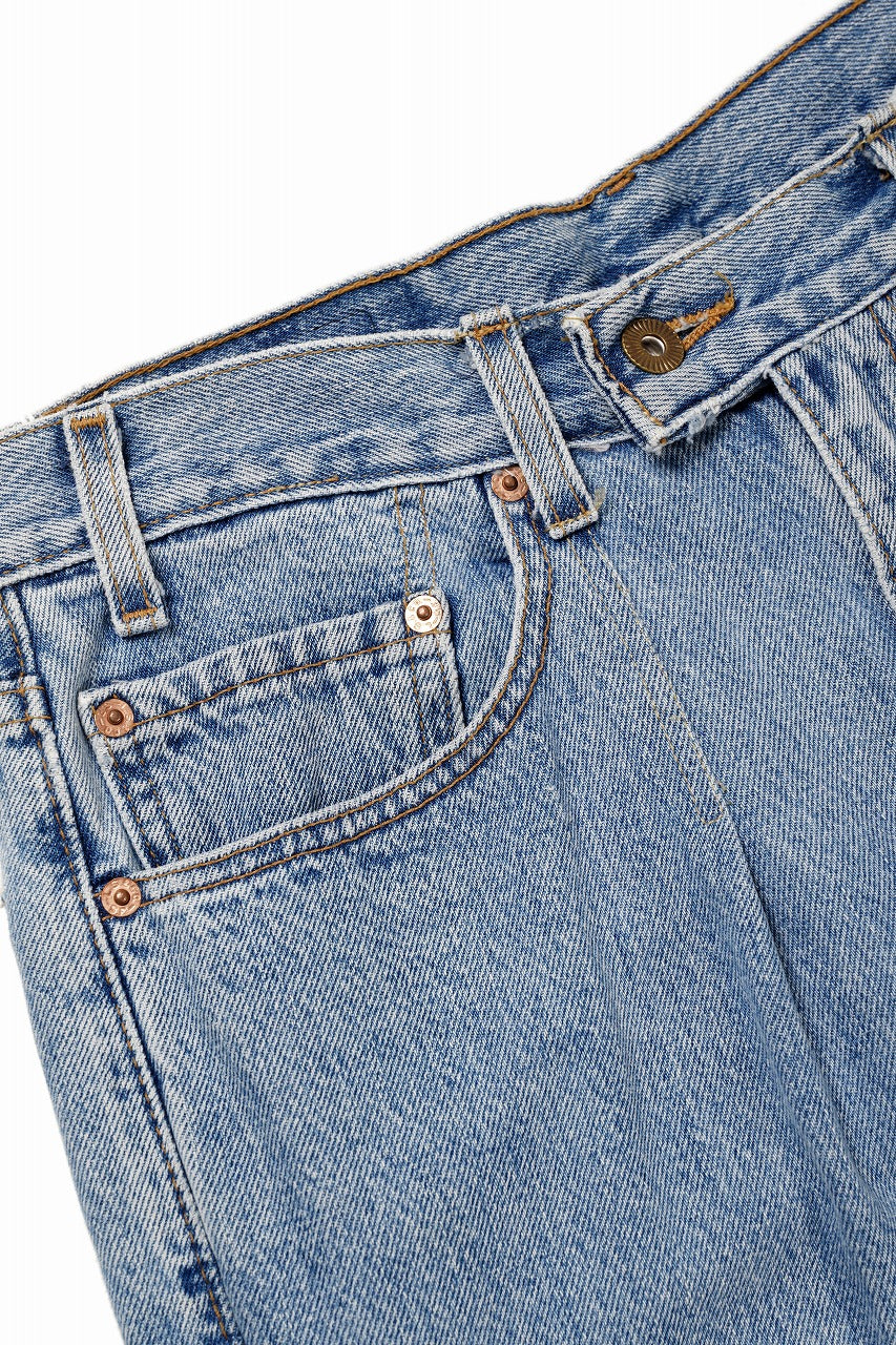 画像をギャラリービューアに読み込む, CHANGES REMAKE DENIM PANTS / VINTAGE LEVI’S JEANS (INDIGO)