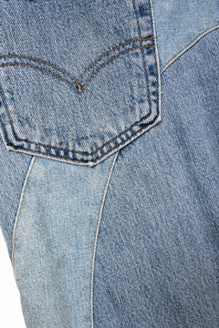 画像をギャラリービューアに読み込む, CHANGES REMAKE DENIM PANTS / VINTAGE LEVI’S JEANS (INDIGO)
