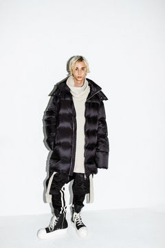 画像をギャラリービューアに読み込む, A.F ARTEFACT exclusive DUVET VERTICAL DOWN JACKET (BLACK)