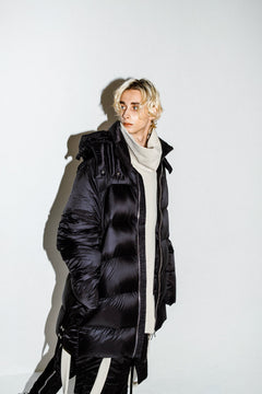 画像をギャラリービューアに読み込む, A.F ARTEFACT exclusive DUVET VERTICAL DOWN JACKET (BLACK)