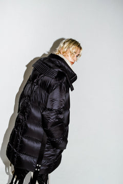 画像をギャラリービューアに読み込む, A.F ARTEFACT exclusive DUVET VERTICAL DOWN JACKET (BLACK)