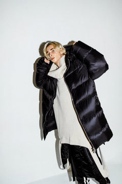 画像をギャラリービューアに読み込む, A.F ARTEFACT exclusive DUVET VERTICAL DOWN JACKET (BLACK)