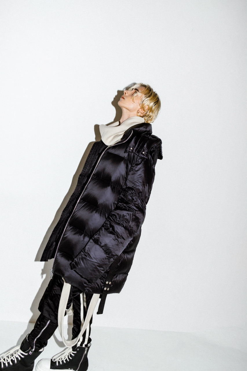 画像をギャラリービューアに読み込む, A.F ARTEFACT exclusive DUVET VERTICAL DOWN JACKET (BLACK)
