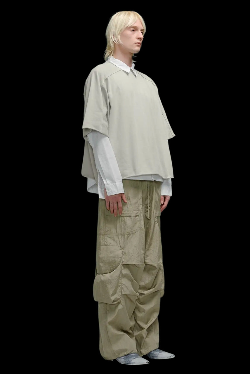 画像をギャラリービューアに読み込む, entire studios FREIGHT CARGO PANTS / CRINKLE NYLON (SAGE)