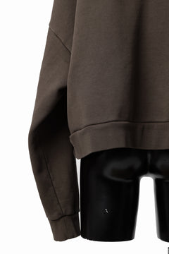 画像をギャラリービューアに読み込む, entire studios BOX CREW SWEAT PULLOVER (BRUNETTE)