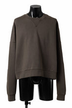 画像をギャラリービューアに読み込む, entire studios BOX CREW SWEAT PULLOVER (BRUNETTE)