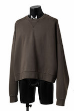 画像をギャラリービューアに読み込む, entire studios BOX CREW SWEAT PULLOVER (BRUNETTE)