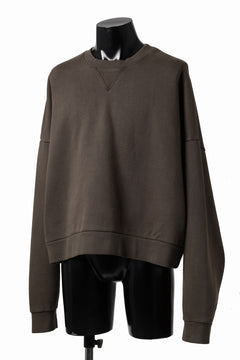 画像をギャラリービューアに読み込む, entire studios BOX CREW SWEAT PULLOVER (BRUNETTE)