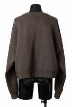 画像をギャラリービューアに読み込む, entire studios BOX CREW SWEAT PULLOVER (BRUNETTE)