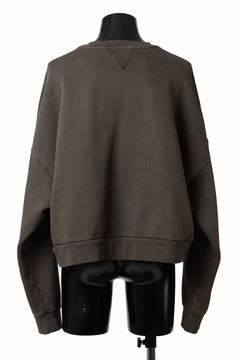 画像をギャラリービューアに読み込む, entire studios BOX CREW SWEAT PULLOVER (BRUNETTE)