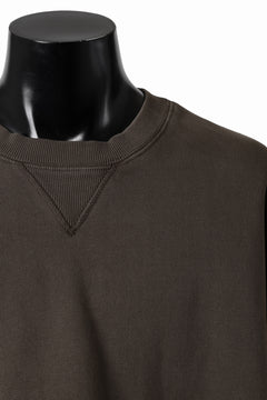 画像をギャラリービューアに読み込む, entire studios BOX CREW SWEAT PULLOVER (BRUNETTE)