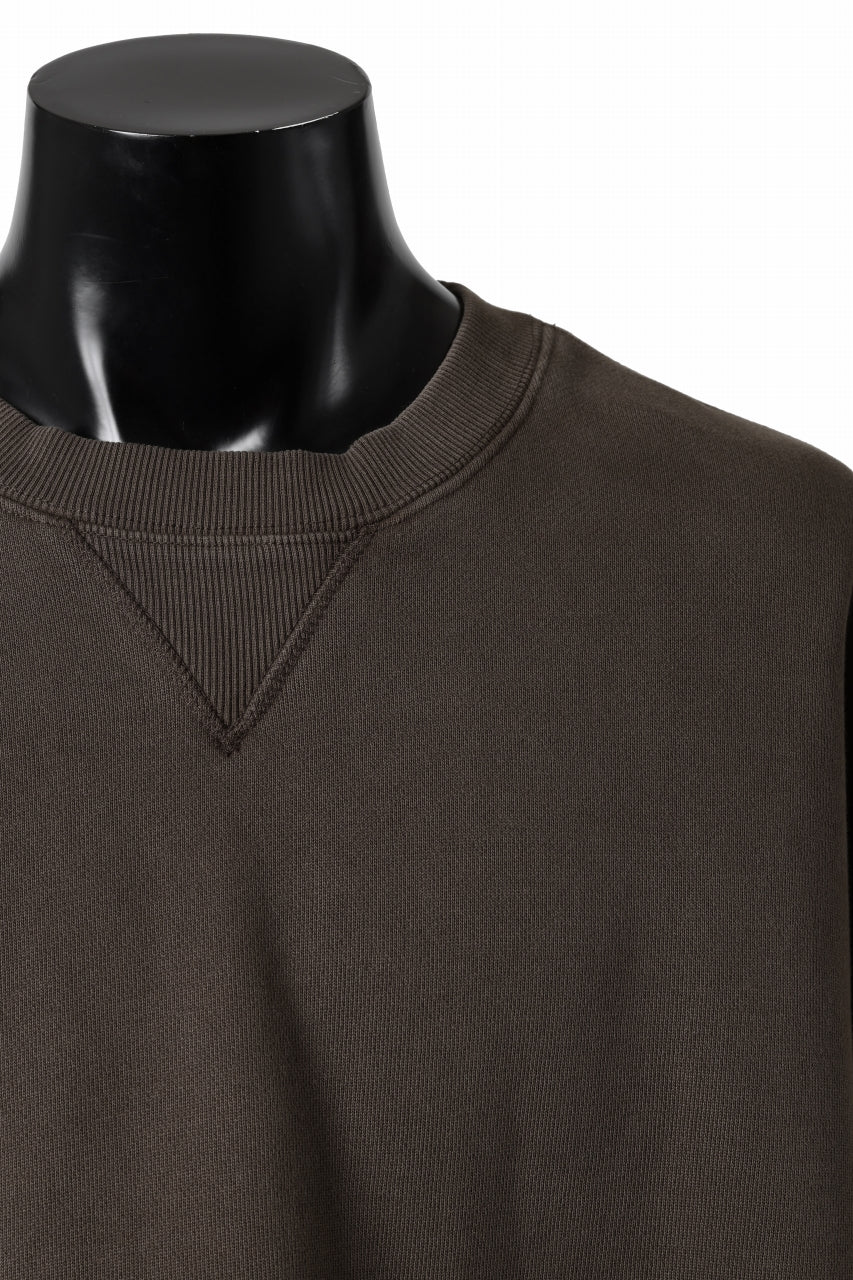 画像をギャラリービューアに読み込む, entire studios BOX CREW SWEAT PULLOVER (BRUNETTE)