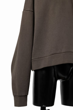 画像をギャラリービューアに読み込む, entire studios BOX CREW SWEAT PULLOVER (BRUNETTE)