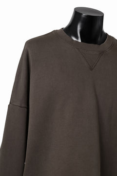 画像をギャラリービューアに読み込む, entire studios BOX CREW SWEAT PULLOVER (BRUNETTE)