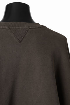 画像をギャラリービューアに読み込む, entire studios BOX CREW SWEAT PULLOVER (BRUNETTE)