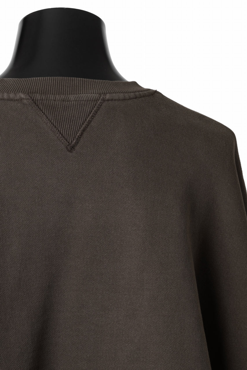 画像をギャラリービューアに読み込む, entire studios BOX CREW SWEAT PULLOVER (BRUNETTE)