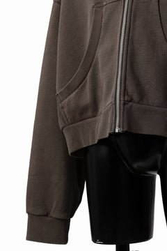 画像をギャラリービューアに読み込む, entire studios ETERNAL ZIP SWEAT PARKA (BRUNETTE)