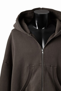 画像をギャラリービューアに読み込む, entire studios ETERNAL ZIP SWEAT PARKA (BRUNETTE)
