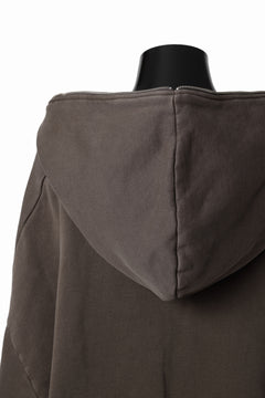 画像をギャラリービューアに読み込む, entire studios ETERNAL ZIP SWEAT PARKA (BRUNETTE)
