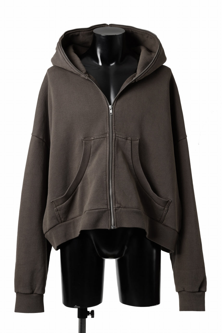 画像をギャラリービューアに読み込む, entire studios ETERNAL ZIP SWEAT PARKA (BRUNETTE)