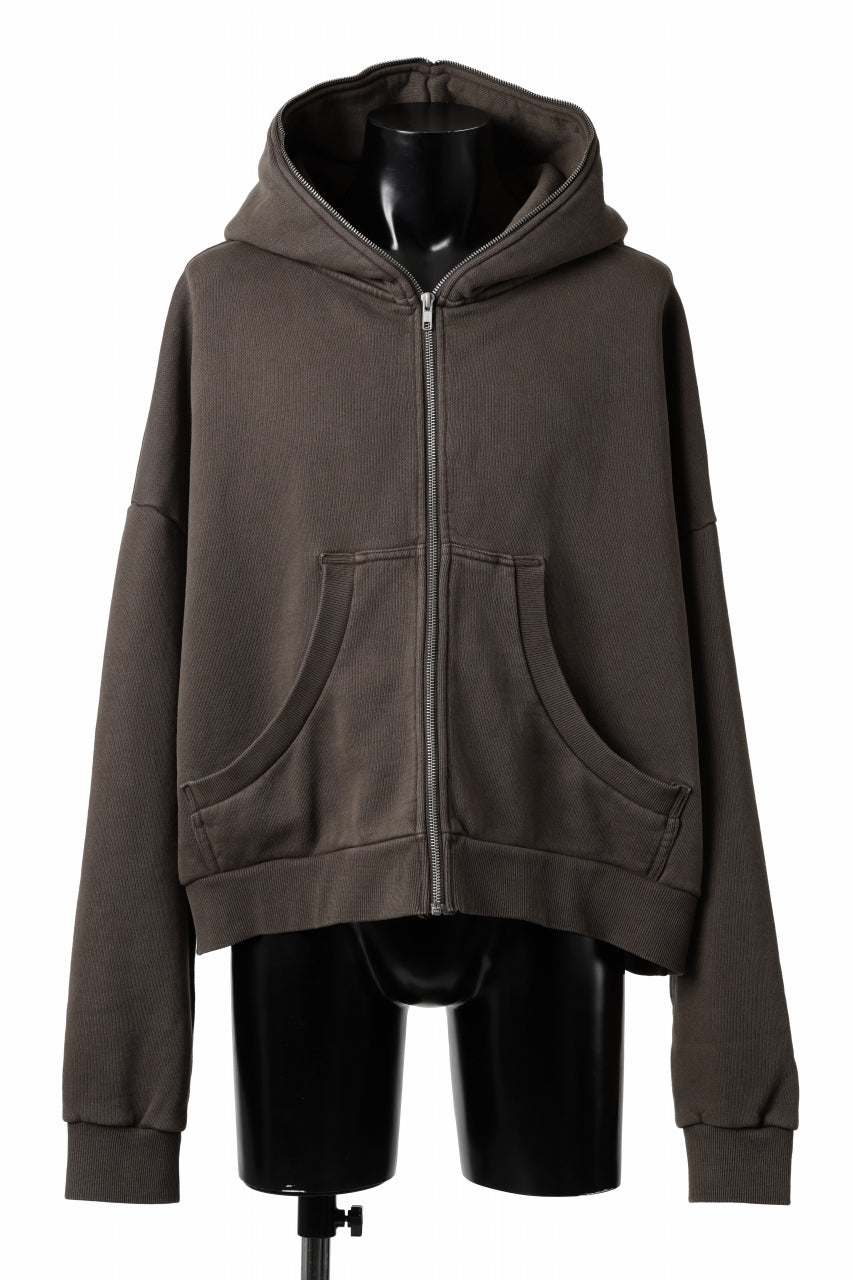 画像をギャラリービューアに読み込む, entire studios ETERNAL ZIP SWEAT PARKA (BRUNETTE)