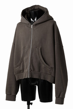 画像をギャラリービューアに読み込む, entire studios ETERNAL ZIP SWEAT PARKA (BRUNETTE)