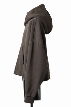 画像をギャラリービューアに読み込む, entire studios ETERNAL ZIP SWEAT PARKA (BRUNETTE)
