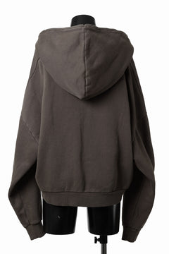 画像をギャラリービューアに読み込む, entire studios ETERNAL ZIP SWEAT PARKA (BRUNETTE)