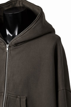 画像をギャラリービューアに読み込む, entire studios ETERNAL ZIP SWEAT PARKA (BRUNETTE)