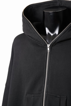 画像をギャラリービューアに読み込む, entire studios ETERNAL ZIP SWEAT PARKA (SOOT)