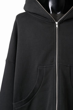 画像をギャラリービューアに読み込む, entire studios ETERNAL ZIP SWEAT PARKA (SOOT)