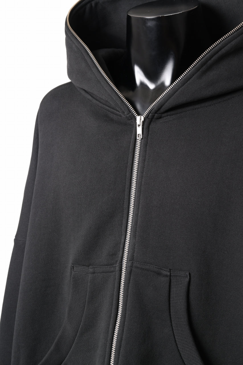 画像をギャラリービューアに読み込む, entire studios ETERNAL ZIP SWEAT PARKA (SOOT)