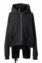 画像をギャラリービューアに読み込む, entire studios ETERNAL ZIP SWEAT PARKA (SOOT)