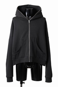 画像をギャラリービューアに読み込む, entire studios ETERNAL ZIP SWEAT PARKA (SOOT)