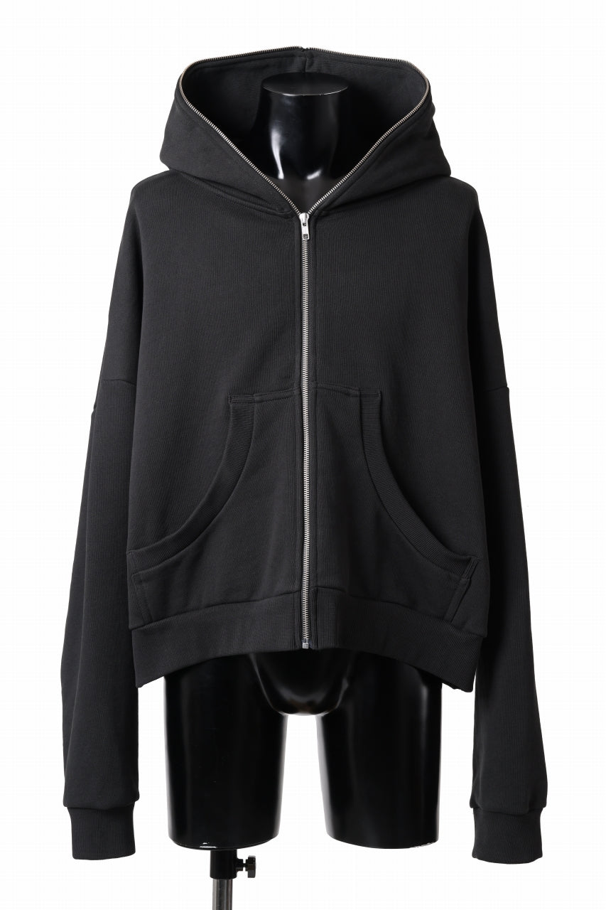 画像をギャラリービューアに読み込む, entire studios ETERNAL ZIP SWEAT PARKA (SOOT)