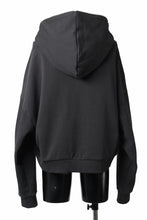 画像をギャラリービューアに読み込む, entire studios ETERNAL ZIP SWEAT PARKA (SOOT)