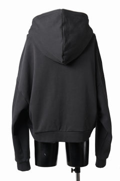 画像をギャラリービューアに読み込む, entire studios ETERNAL ZIP SWEAT PARKA (SOOT)