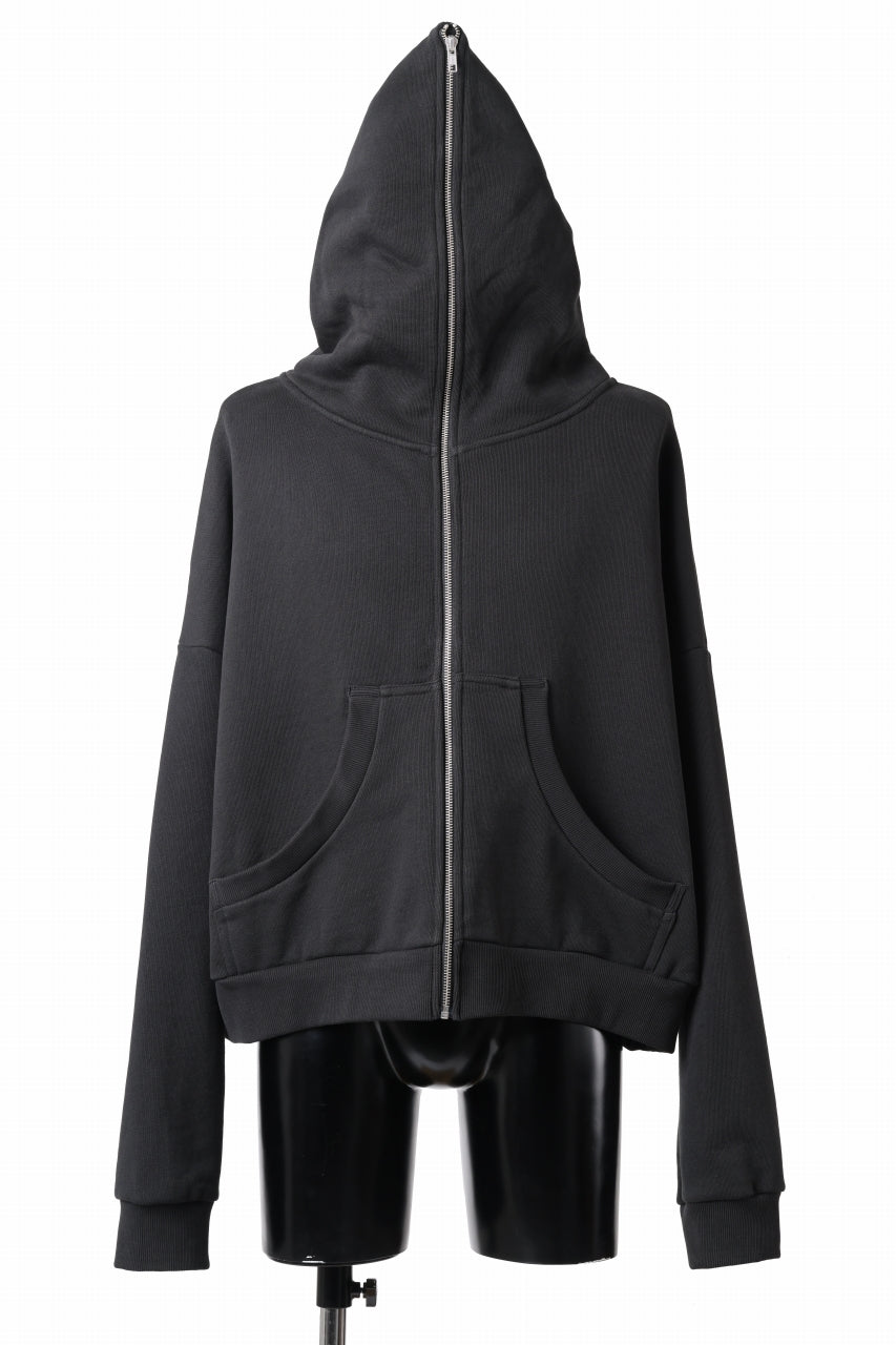 画像をギャラリービューアに読み込む, entire studios ETERNAL ZIP SWEAT PARKA (SOOT)